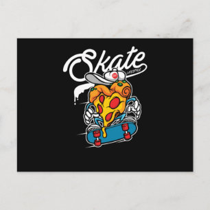 Schaats Pizza Briefkaart