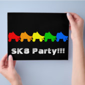 schaats regenboog flyer (Hand)