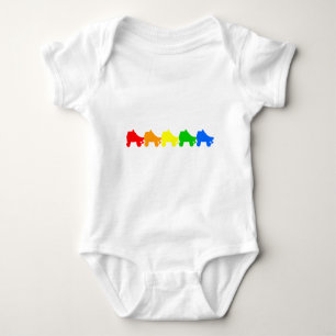 schaats regenboog romper