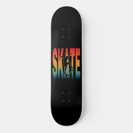 Schaats skateboarden silhouet skateboard (Voorkant)