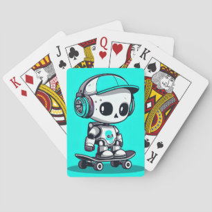 Schaats SkullBot Pokerkaarten