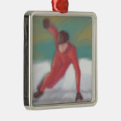 Schaats snelheid metalen ornament (Rechts)