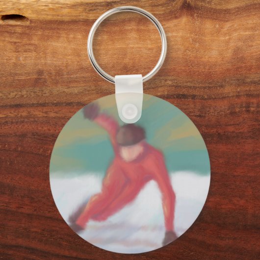 Schaats snelheid sleutelhanger (Voorkant)