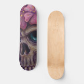 schaats van de schedel skateboard (Voorkant)