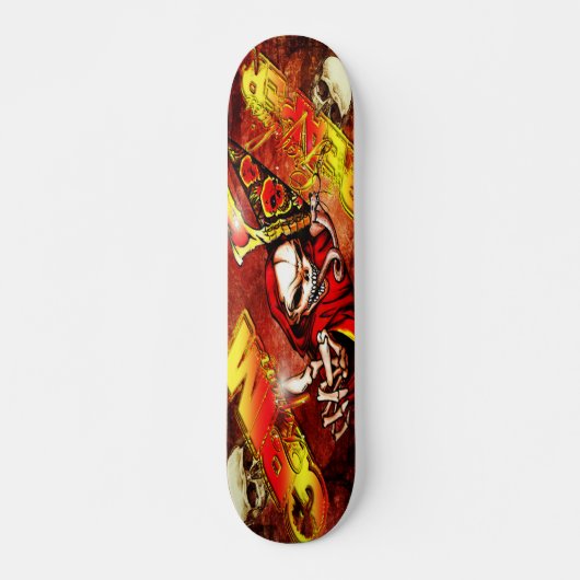 Schaats van Grim Reaper deck Skateboard (Voorkant)