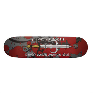 schaats van het woord skateboard