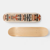 Schaats van totempaal skateboard (Horizontaal)