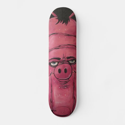Schaats Varkens Skateboard (Voorkant)