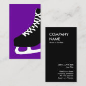 schaats visitekaartje (Voorkant / Achterkant)