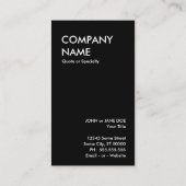 schaats visitekaartje (Achterkant)