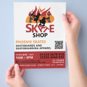 Schaats Winkelen, skateboarden Adverteren Flyer (Hand)
