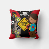 Schaats Zone Skateboarden Kussen (Achterkant)