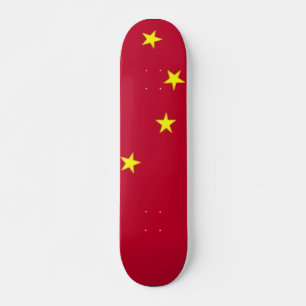 Schaatsboard met vlag van China Skateboard
