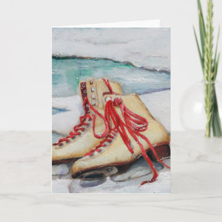 Schaatsdromen Feestdagen Kaart