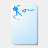 Schaatsen Badge (Achterkant)