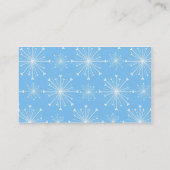 Schaatsen (blauw) visitekaartje (Achterkant)