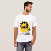 schaatsen bord t-shirt (Voorkant volledig)