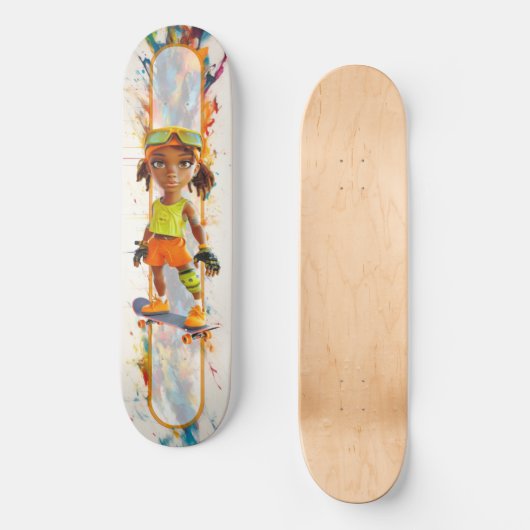 Schaatsen borden skateboard (Voorkant)