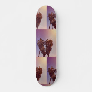 Schaatsen dek palmboom hart skateboard