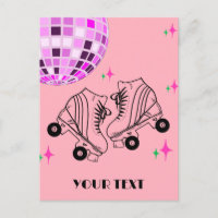 Schaatsen Derby-schaatsen Roze Disco Verjaardag