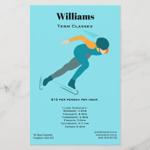 Schaatsen Flyer