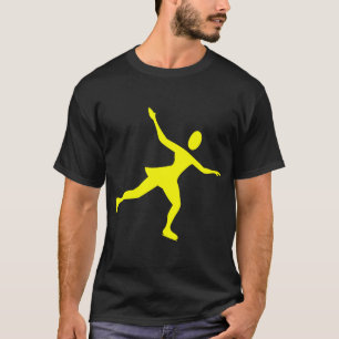 Schaatsen - Geel T-shirt