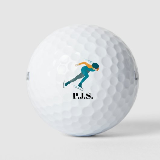 Schaatsen Golfballen (Voorkant)