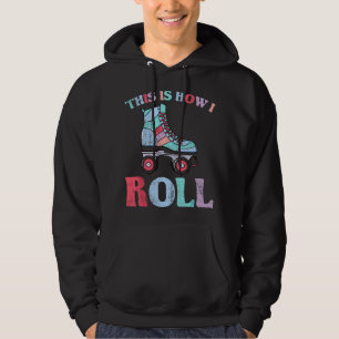 Schaatsen Grappig Vintage Jaren Zeventig Disco Der Hoodie
