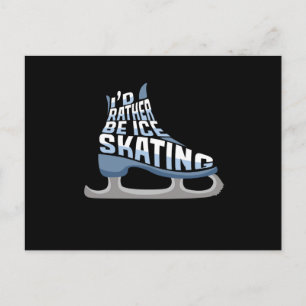 Schaatsen Ik Had Liever Geschaatst Briefkaart