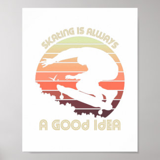  schaatsen in het oerwoud poster