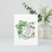 Schaatsen Joy-afbeelding Briefkaart (Staand voorkant)