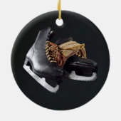  Schaatsen Keramisch Ornament (Achterkant)