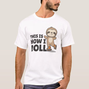 Schaatsen met de Slote Roller Funny Animals Roller T-shirt