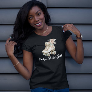 Schaatsen met rolgordel lange beschermhoes T-S T-shirt