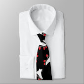 Schaatsen met witte rol stropdas (Gebonden)