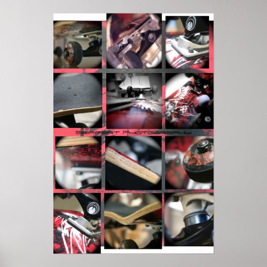 schaatsen poster (Voorkant)