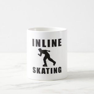 Schaatsen Skater Inline Schaatsen Inliner Funny Gi Koffiemok