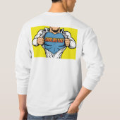 Schaatsen Superpower T-shirt (Achterkant)
