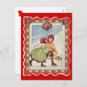 Schaatsen - Valentijn Briefkaart (Voorkant / Achterkant)