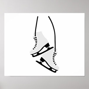 Schaatsen voor het schaatsen poster