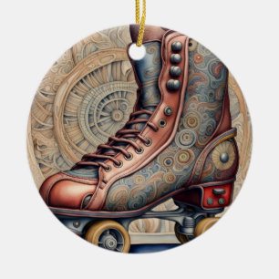  Schaatsen voor rol Keramisch Ornament