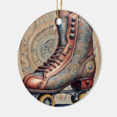 Schaatsen voor rol Keramisch Ornament (Links)