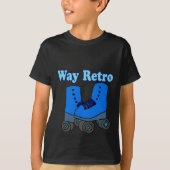 Schaatsen voor Way Retro Roller T-shirt (Voorkant)