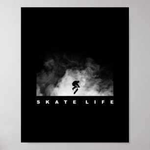 Schaatsenbord Kleren - Schaatsenrijder Sk Poster