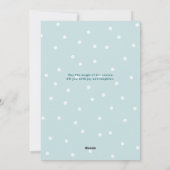 Schaatsende Kerstman - Niet-foto platte kerstkaart (Achterkant)