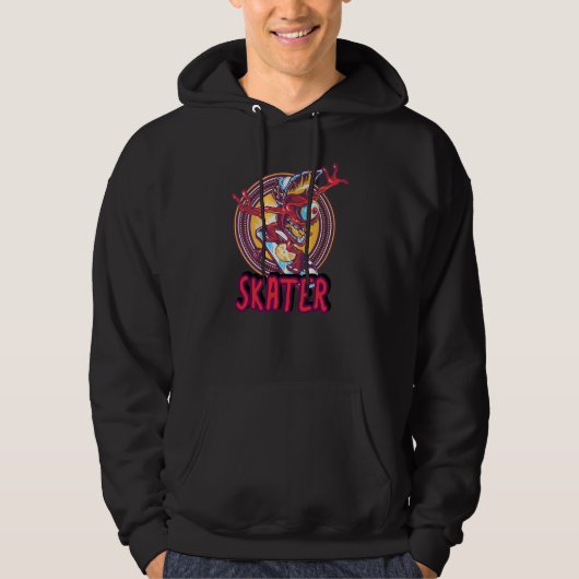 schaatser hoodie (Voorkant)