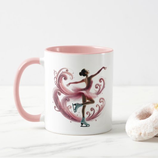 Schaatser mok (Met donut)