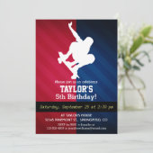 Schaatser; Rood, Wit en Blauw Kaart (Staand voorkant)