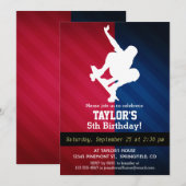 Schaatser; Rood, Wit en Blauw Kaart (Voorkant / Achterkant)