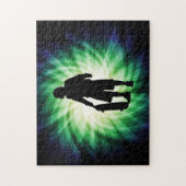 Schaatser; Skateboard Legpuzzel (Verticaal)